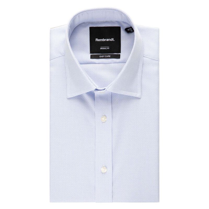 Rembrandt London Light Blue Textured Shirt image number 0